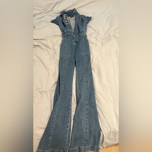 Y2K 2000s denim jumpsuit size xs